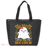 Big Sister Boo Crew Ghost Matching Family Halloween Tote Bag thumb 0