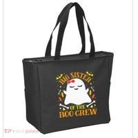 Big Sister Boo Crew Ghost Matching Family Halloween Tote Bag thumb 2