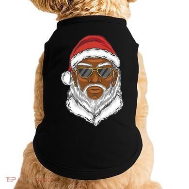 Black Santa Doggie Tank