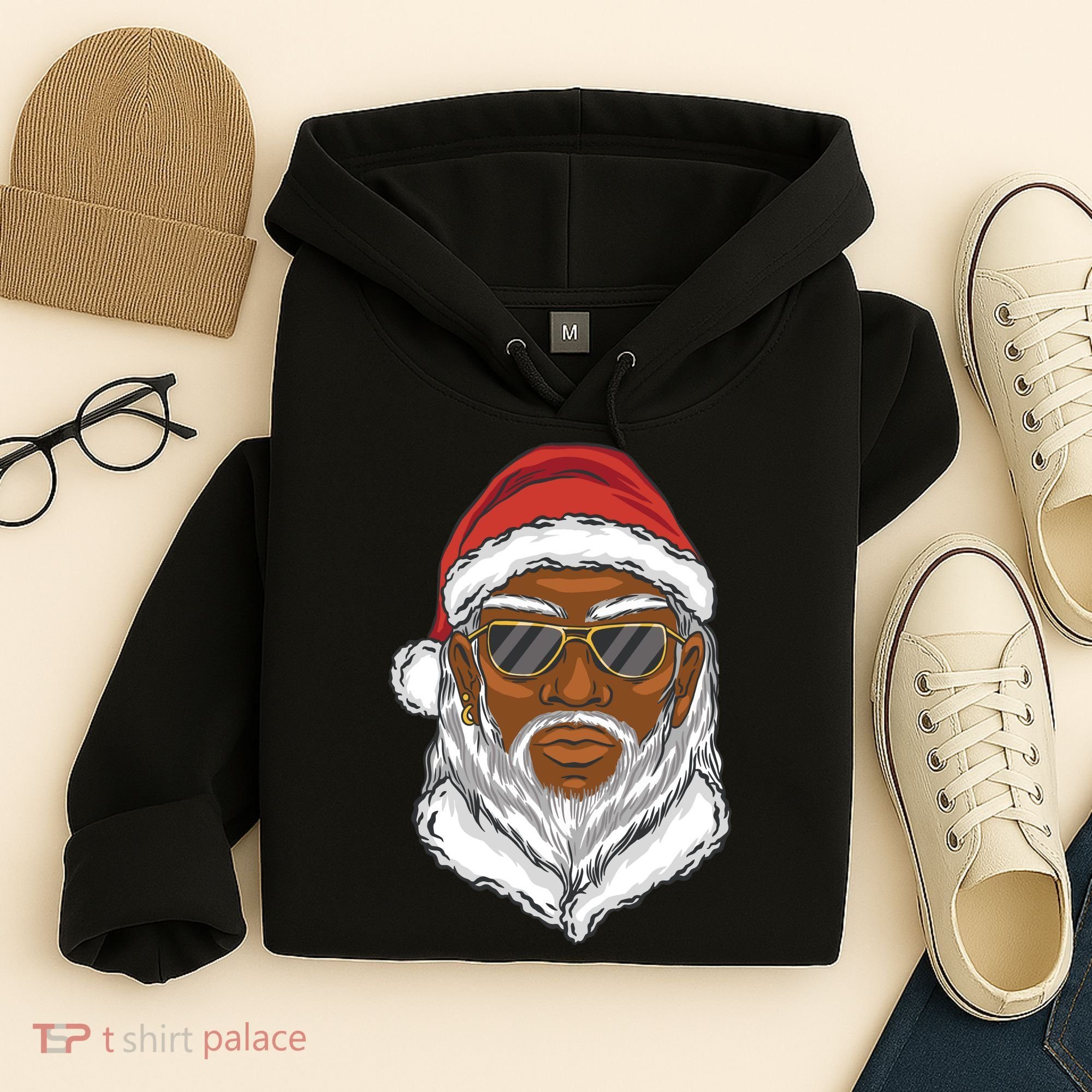 Black Santa Hoodie