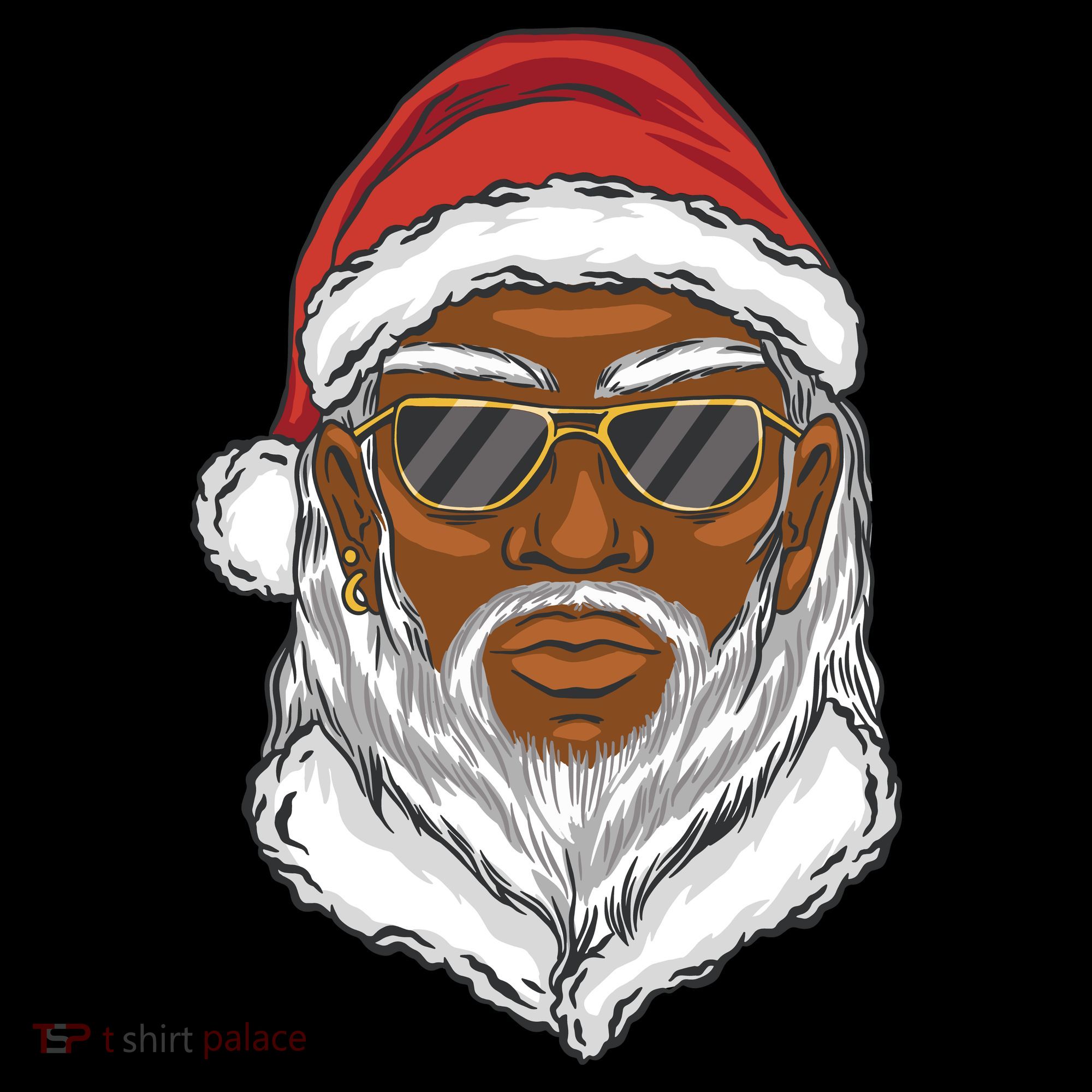 Black Santa Sweatshirt