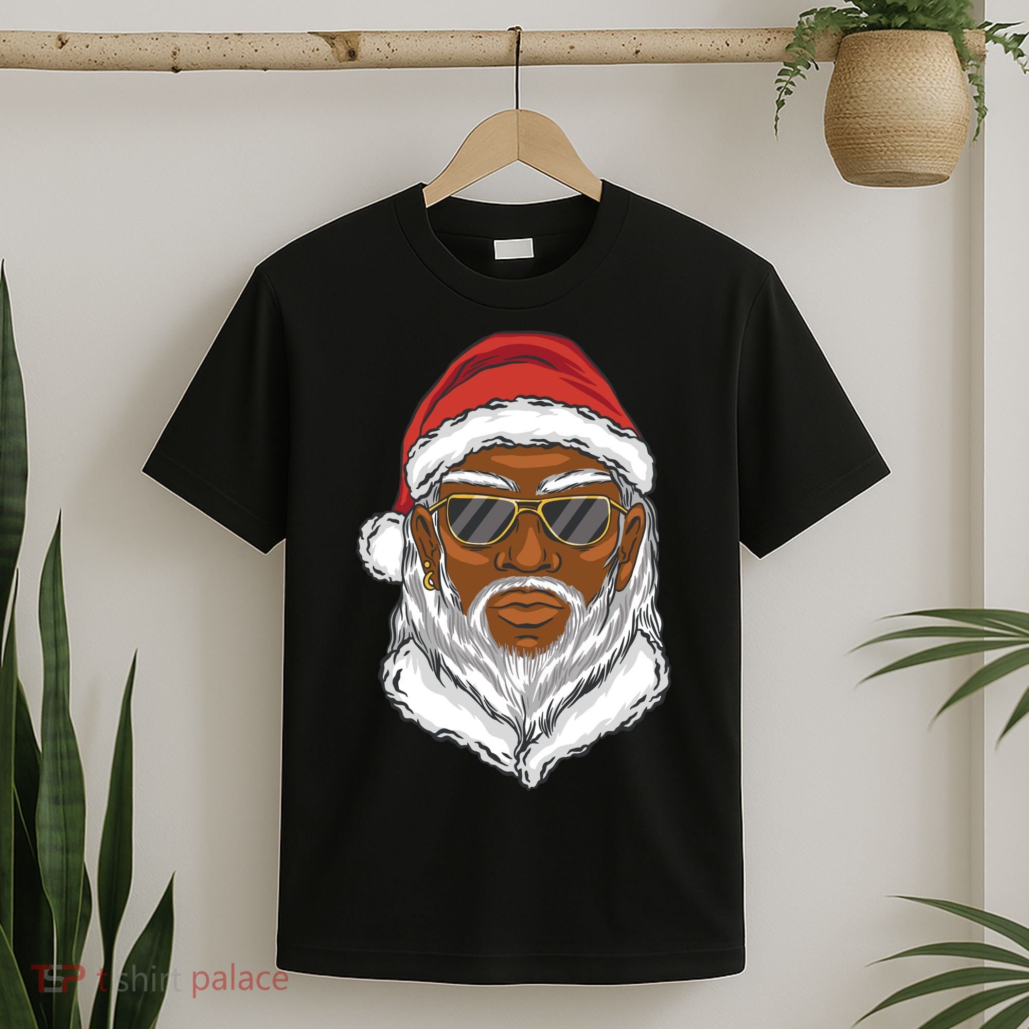 Black Santa T-Shirt