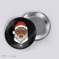 Black Santa Button thumb 0