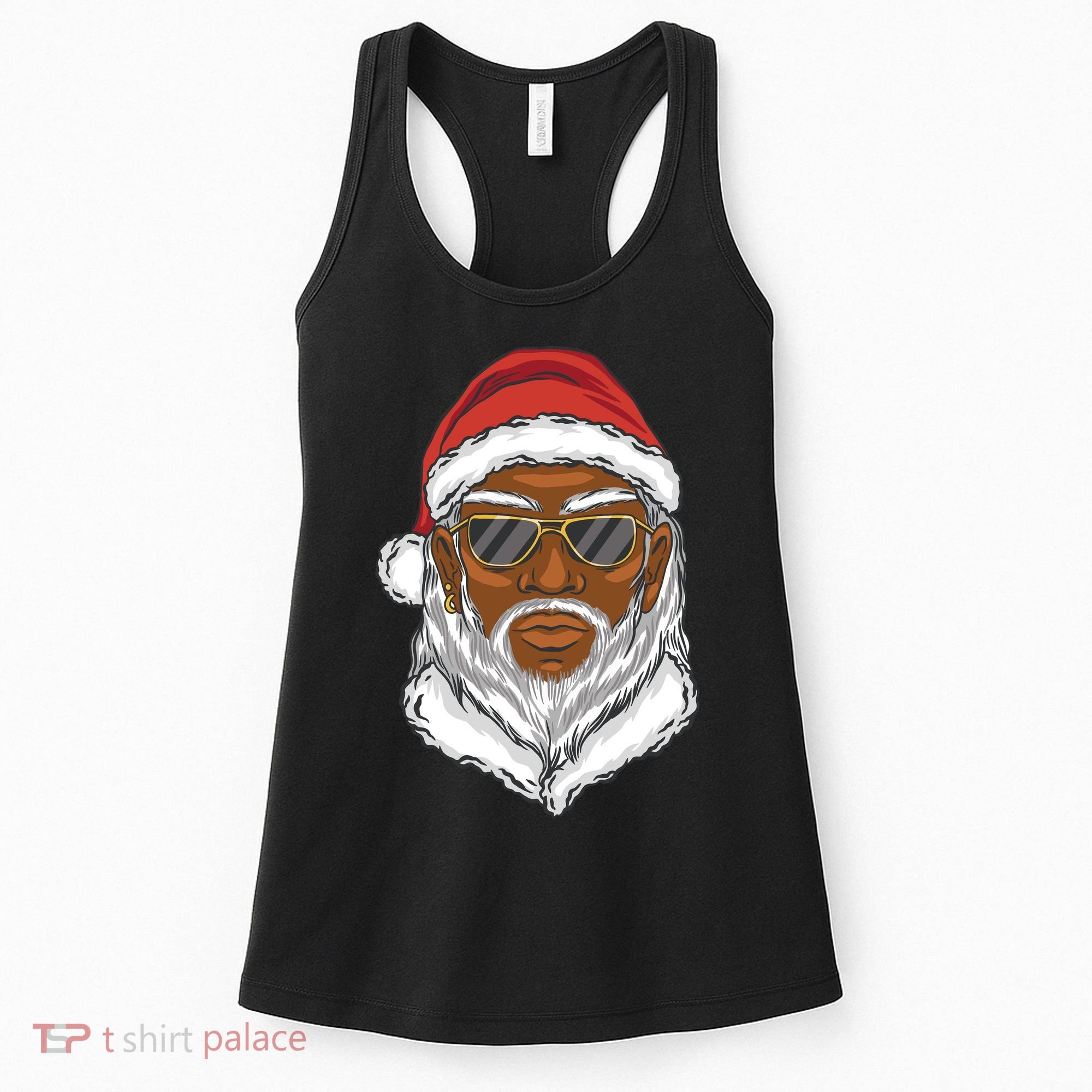 Black Santa Women's Tank Top