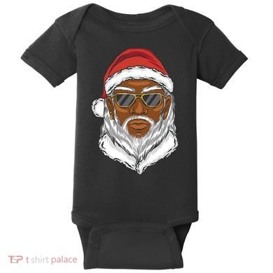 Black Santa Baby Bodysuit