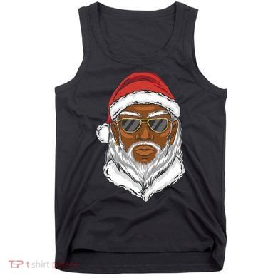 Black Santa Tank Top