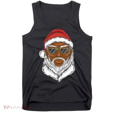 Black Santa Tank Top