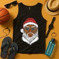 Black Santa Tank Top thumb 4