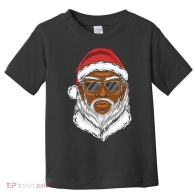 Black Santa Toddler T-Shirt