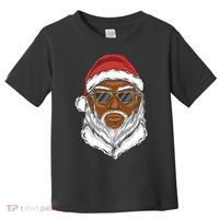 Black Santa Toddler T-Shirt thumb 0
