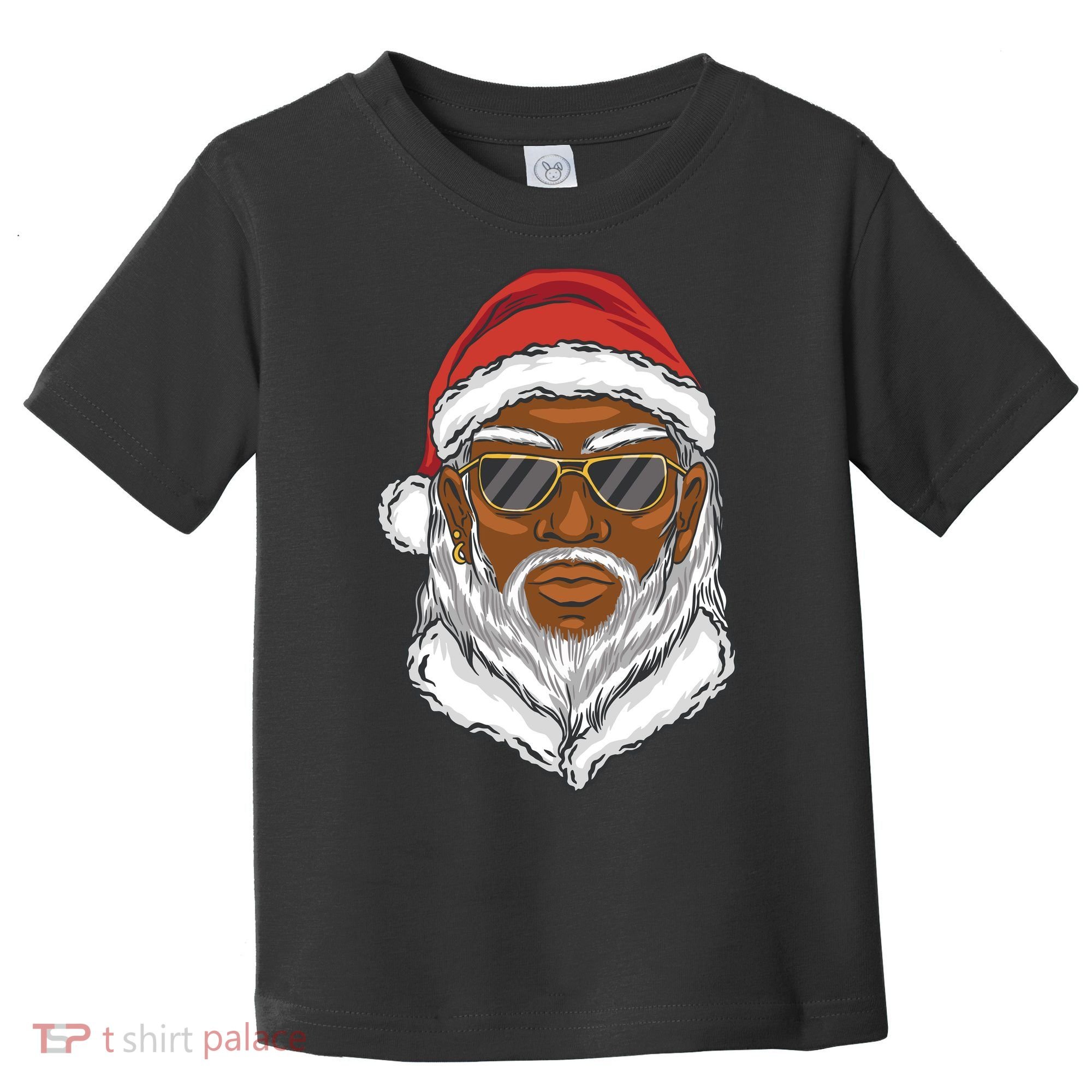 Black Santa Toddler T-Shirt