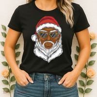 Black Santa Women's T-Shirt thumb 2