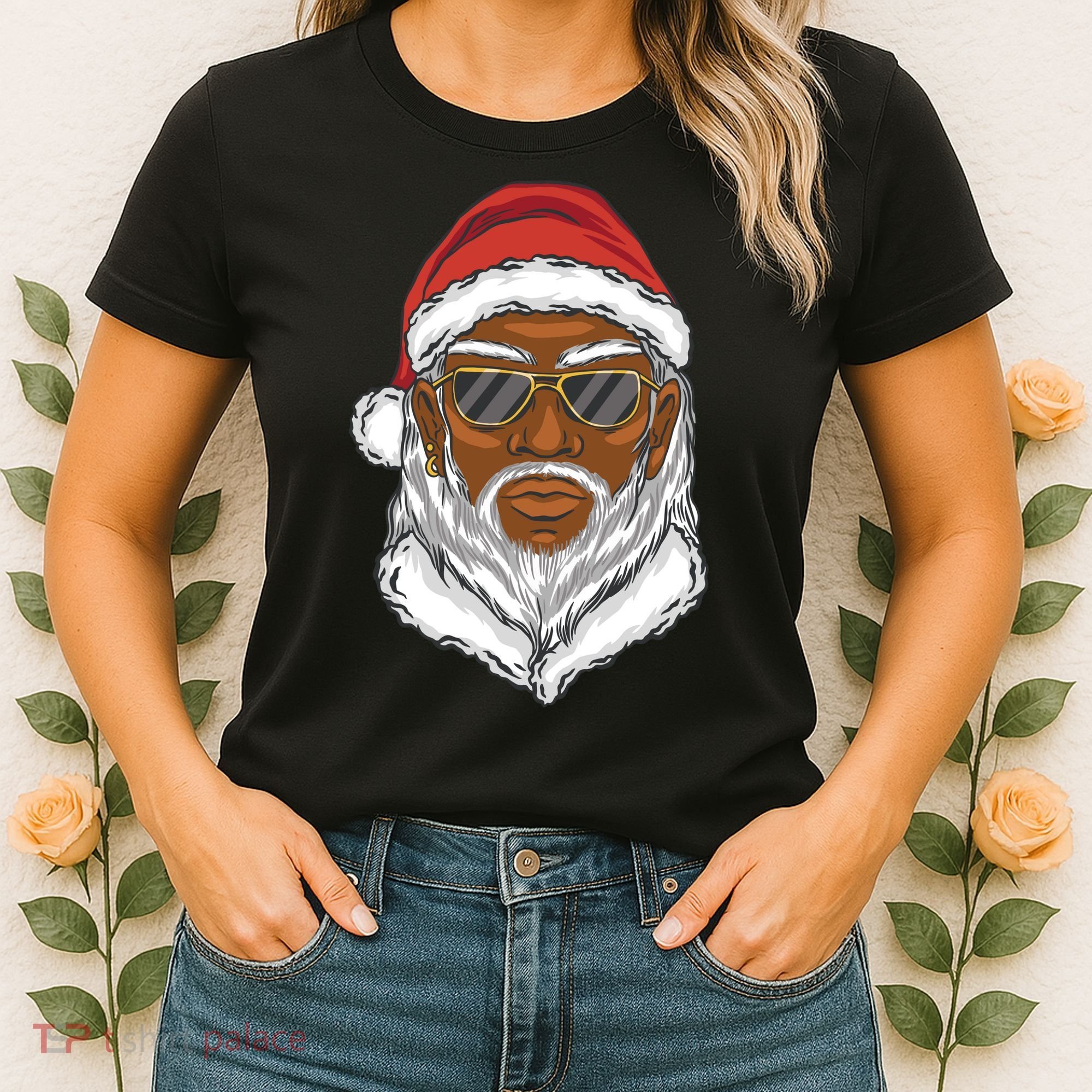 Black Santa Women's T-Shirt