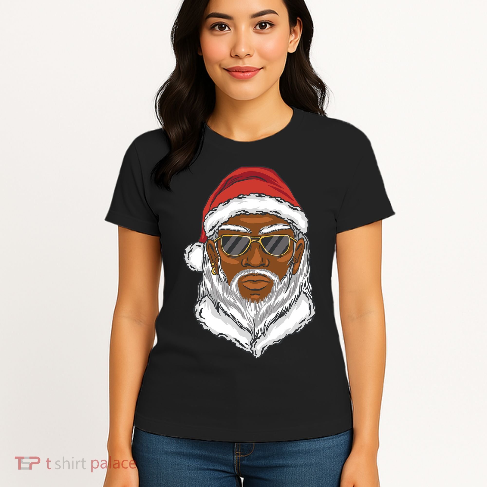 Black Santa Women's T-Shirt