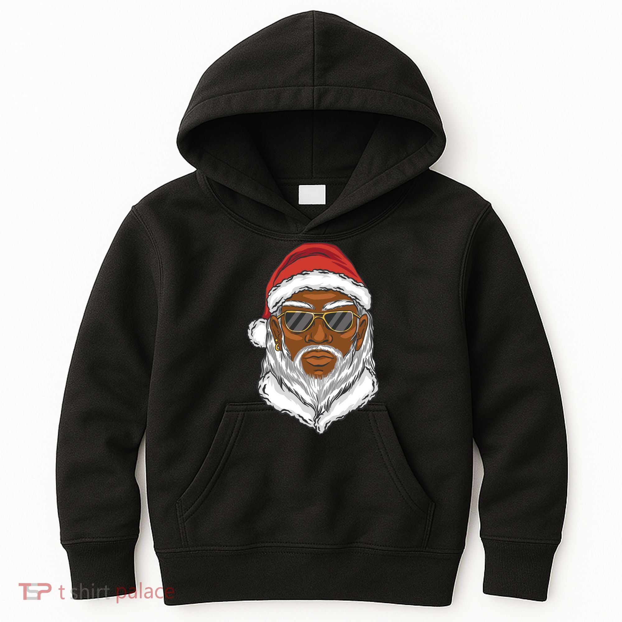 Black Santa Kids Hoodie
