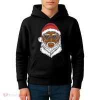 Black Santa Kids Hoodie thumb 4