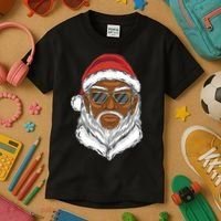 Black Santa Kids T-Shirt thumb 3