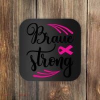 Braue Strong Breast Cancer Coaster thumb 0