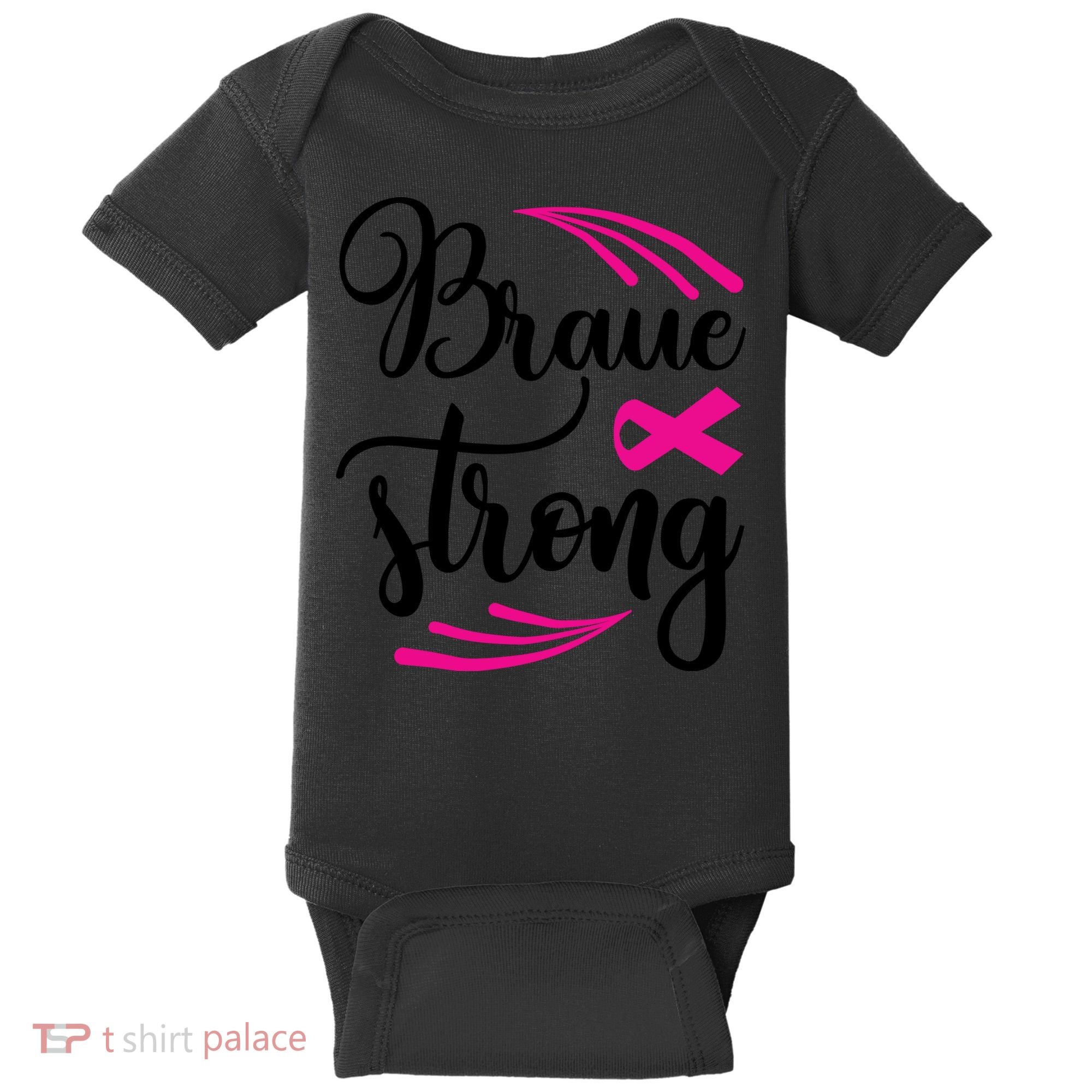 Braue Strong Breast Cancer Baby Bodysuit