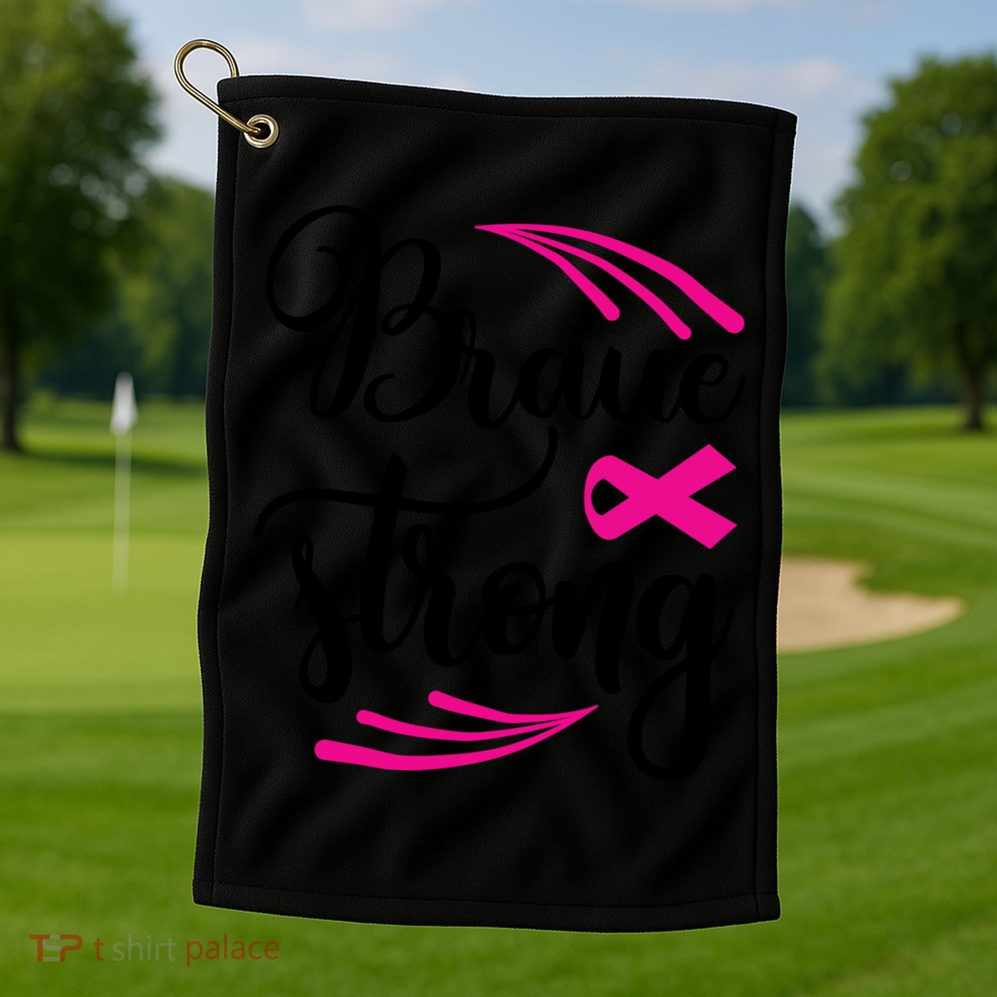 Braue Strong Breast Cancer Golf Towel