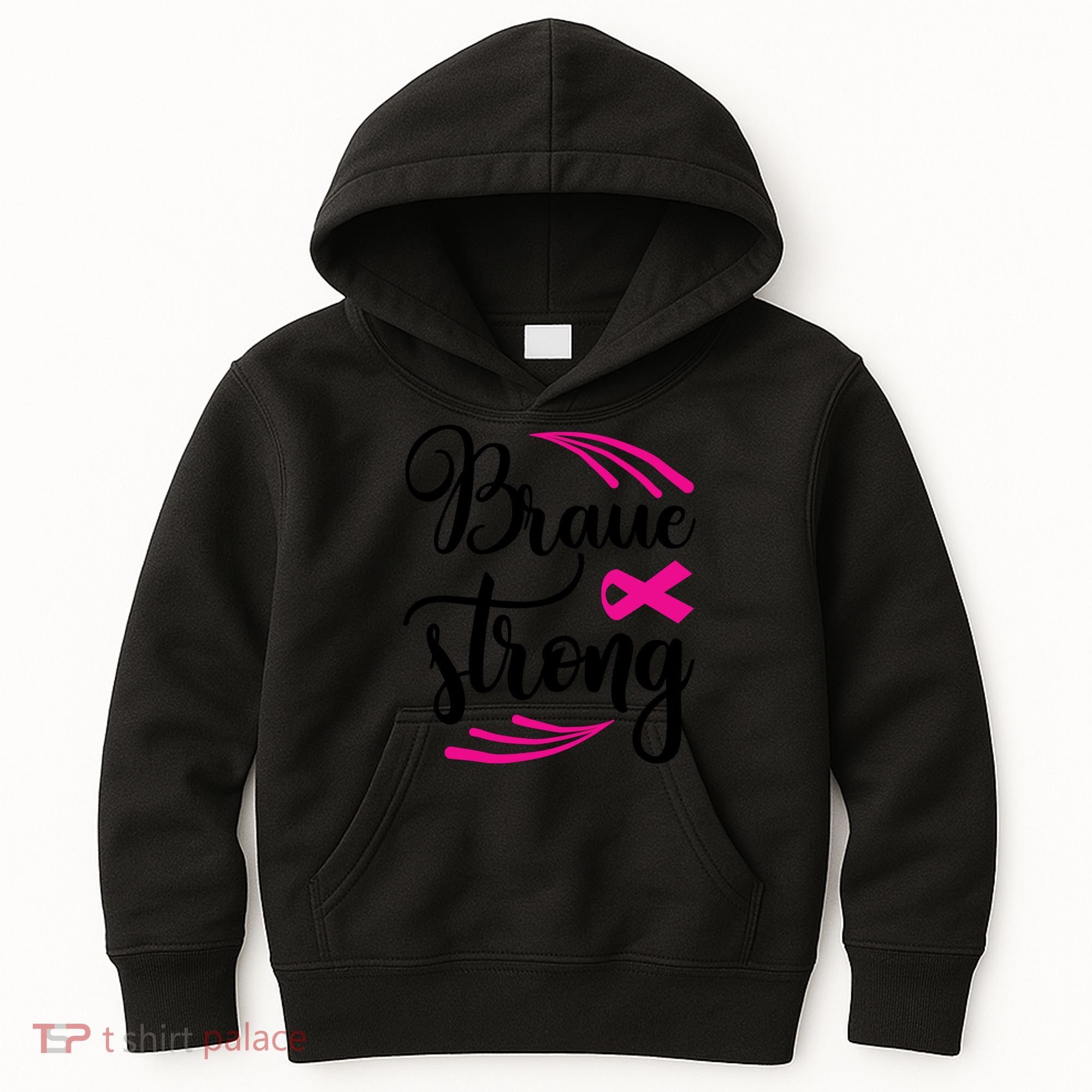 Braue Strong Breast Cancer Kids Hoodie