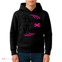 Braue Strong Breast Cancer Kids Hoodie thumb 4