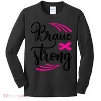 Braue Strong Breast Cancer Kids Long Sleeve Shirt thumb 0