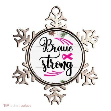 Braue Strong Breast Cancer Ornament