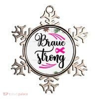 Braue Strong Breast Cancer Ornament thumb 0