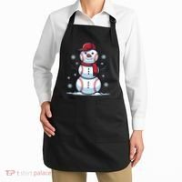 Baseball Snowman Apron thumb 2