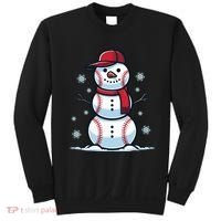 Baseball Snowman Sweatshirt thumb 0