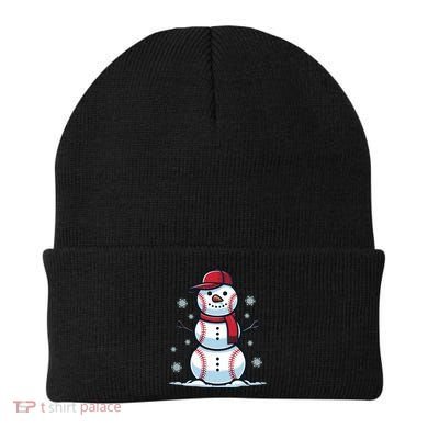 Baseball Snowman Beanie