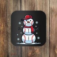 Baseball Snowman Coaster thumb 0