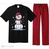 Baseball Snowman Pajama Set thumb 0