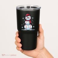 Baseball Snowman Tumbler thumb 2