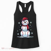 Baseball Snowman Women's Tank Top thumb 0