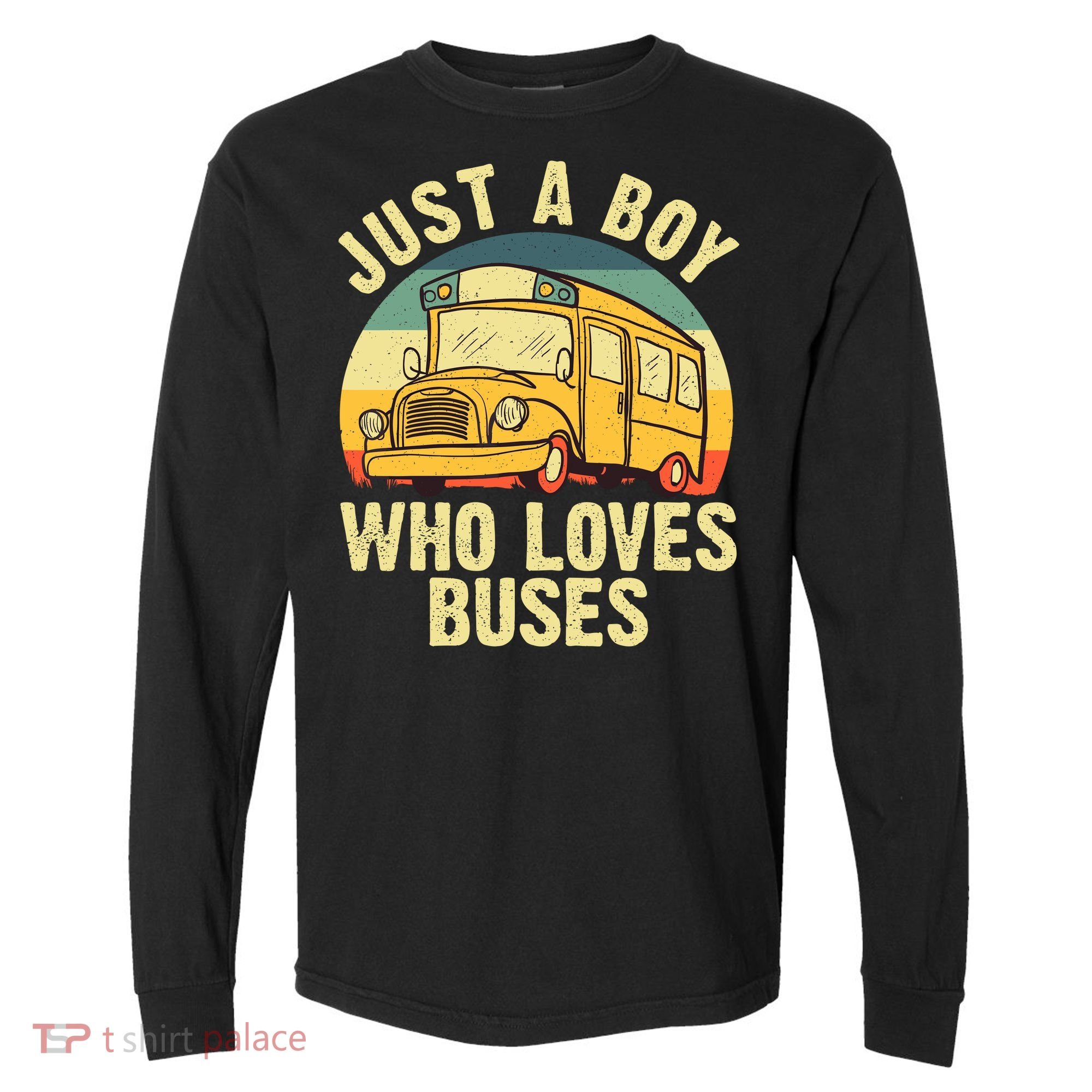 Best School Bus Yellow Bus Lover Buses Comfort Colors Heavyweight Long Sleeve T-Shirt