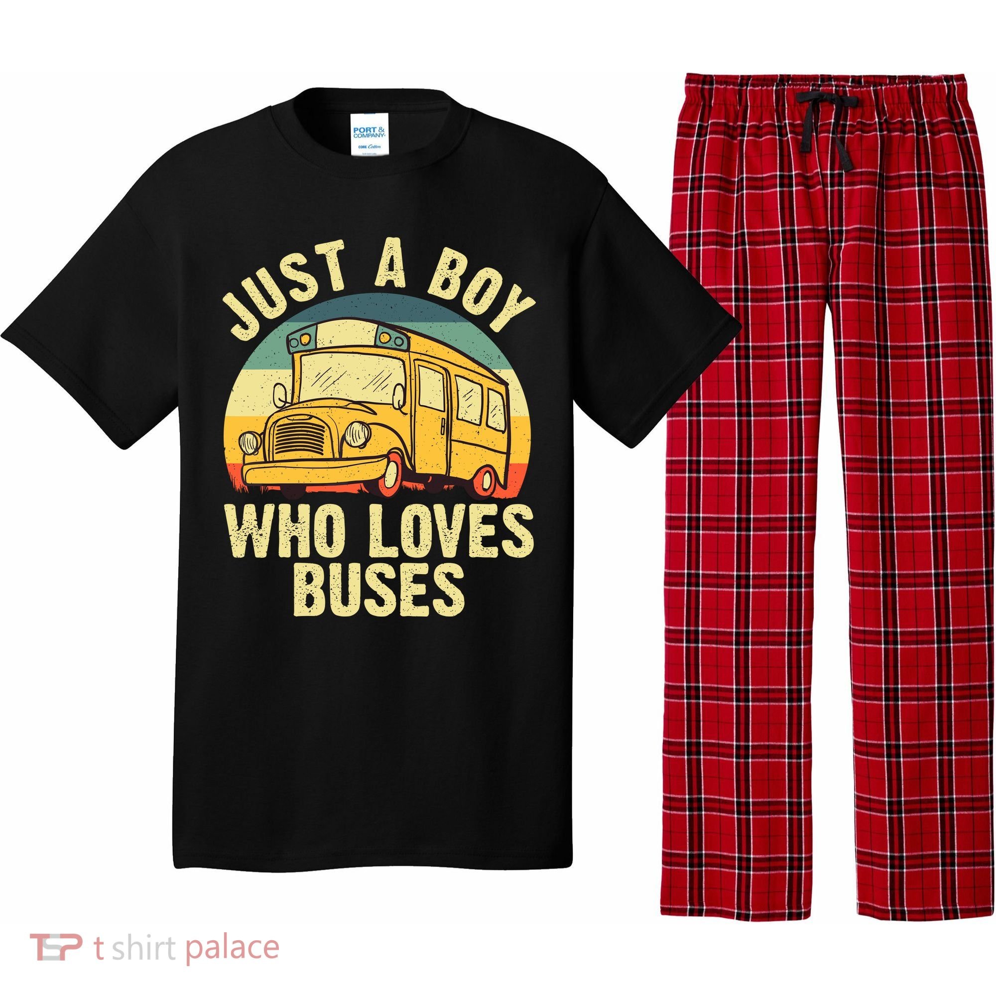 Best School Bus Yellow Bus Lover Buses Pajama Set