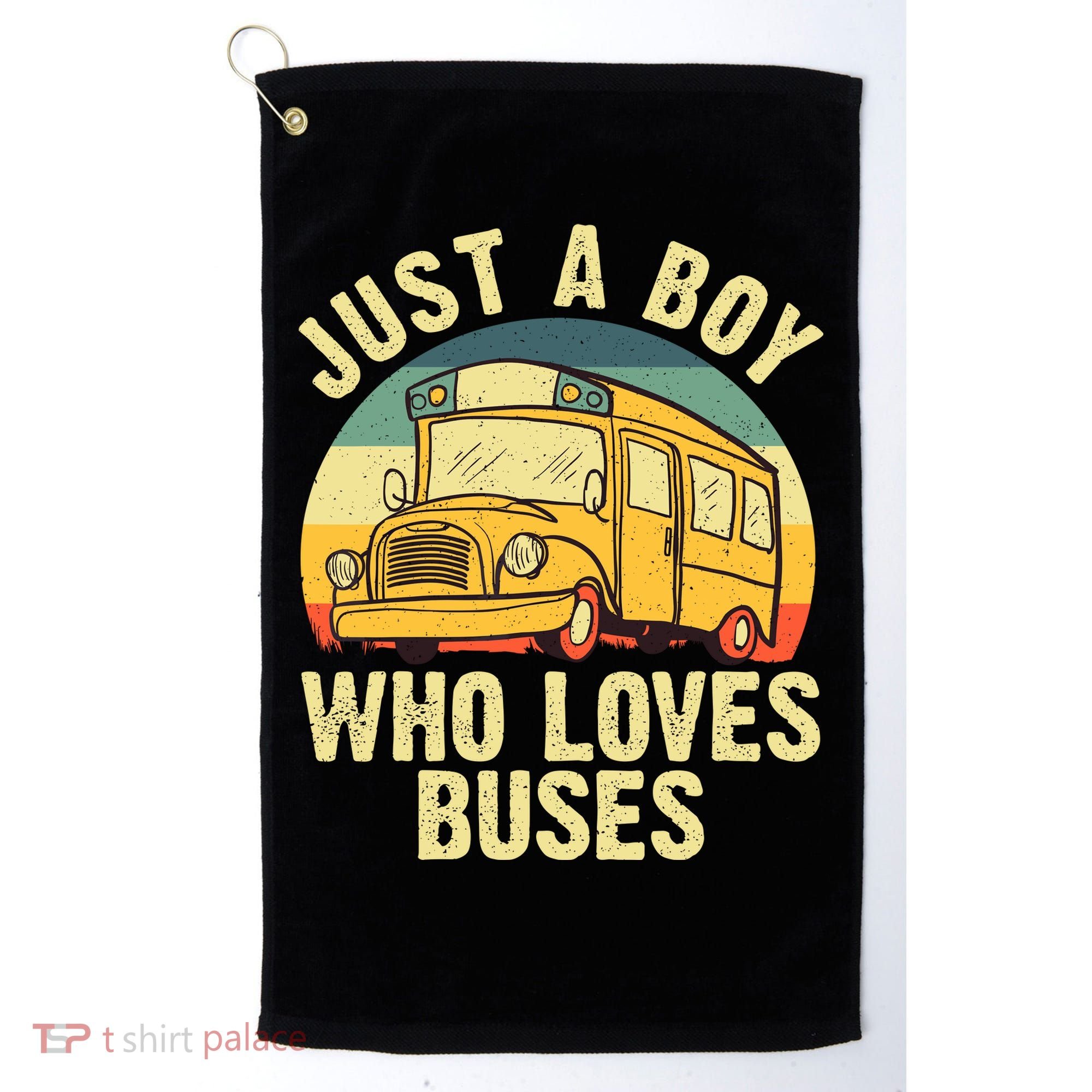 Best School Bus Yellow Bus Lover Buses Golf Towel