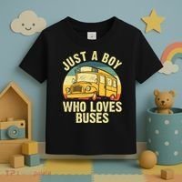 Best School Bus Yellow Bus Lover Buses Toddler T-Shirt thumb 3