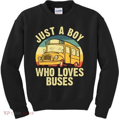 Best School Bus Yellow Bus Lover Buses Kids Sweatshirt