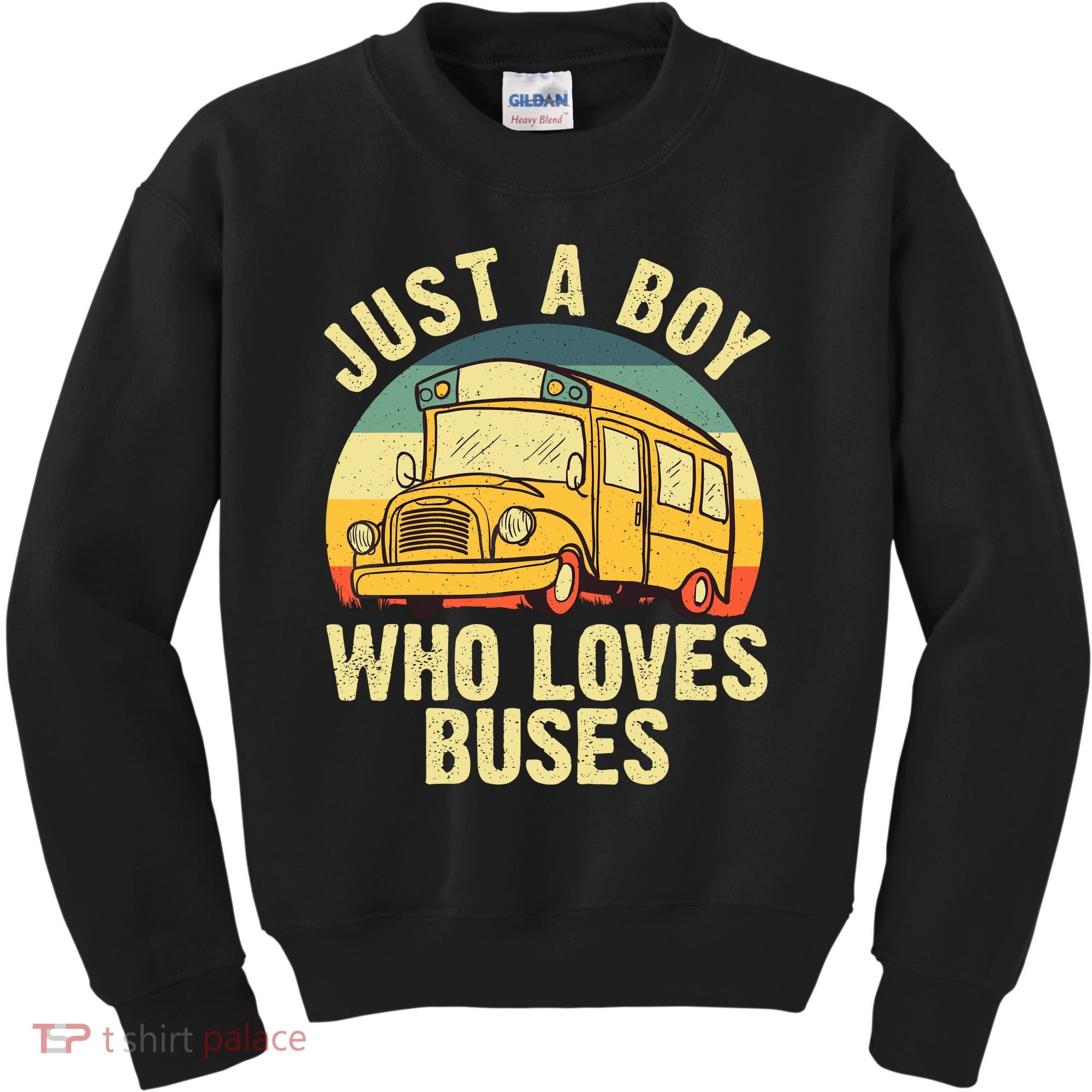 Best School Bus Yellow Bus Lover Buses Kids Sweatshirt