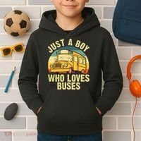 Best School Bus Yellow Bus Lover Buses Kids Hoodie thumb 2