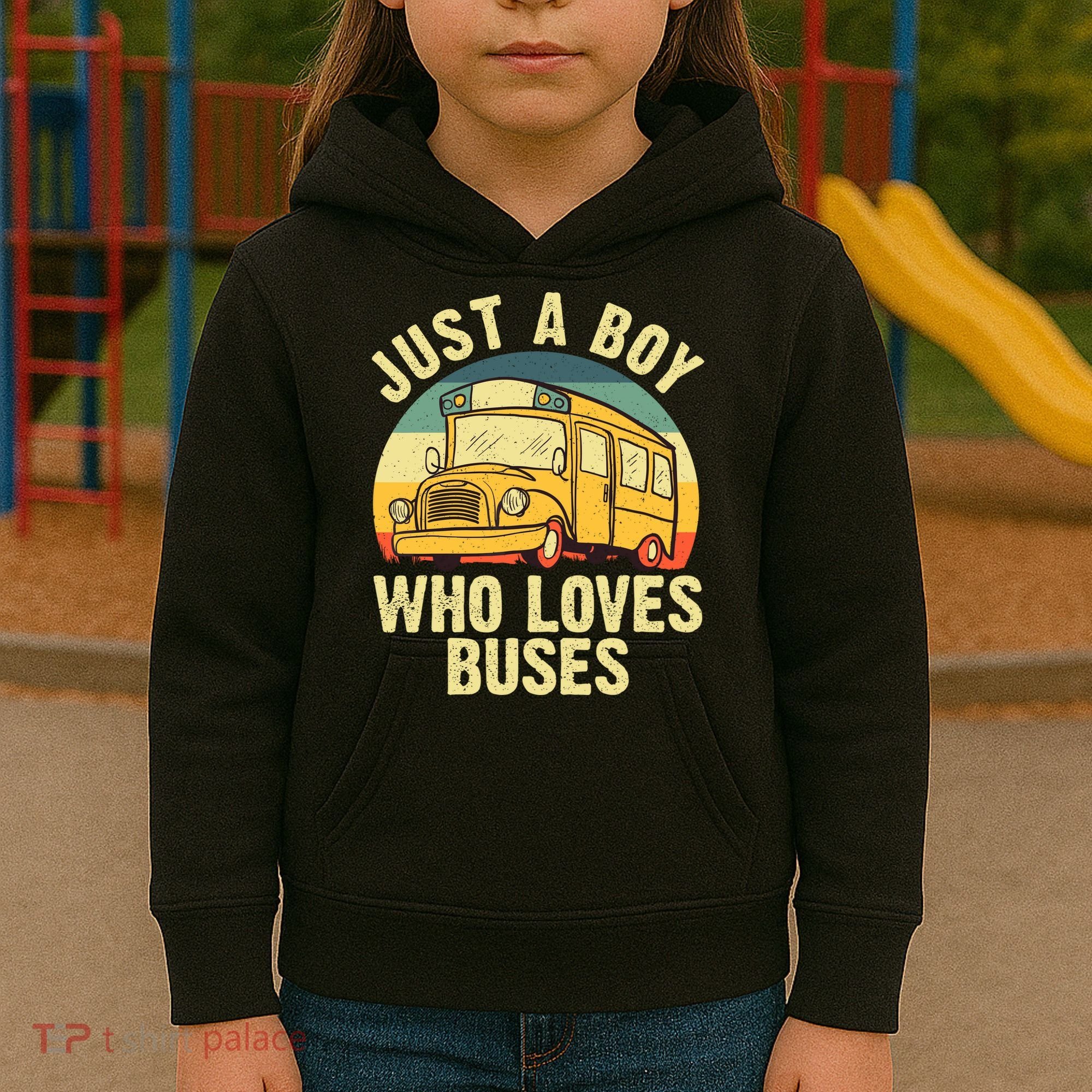 Best School Bus Yellow Bus Lover Buses Kids Hoodie