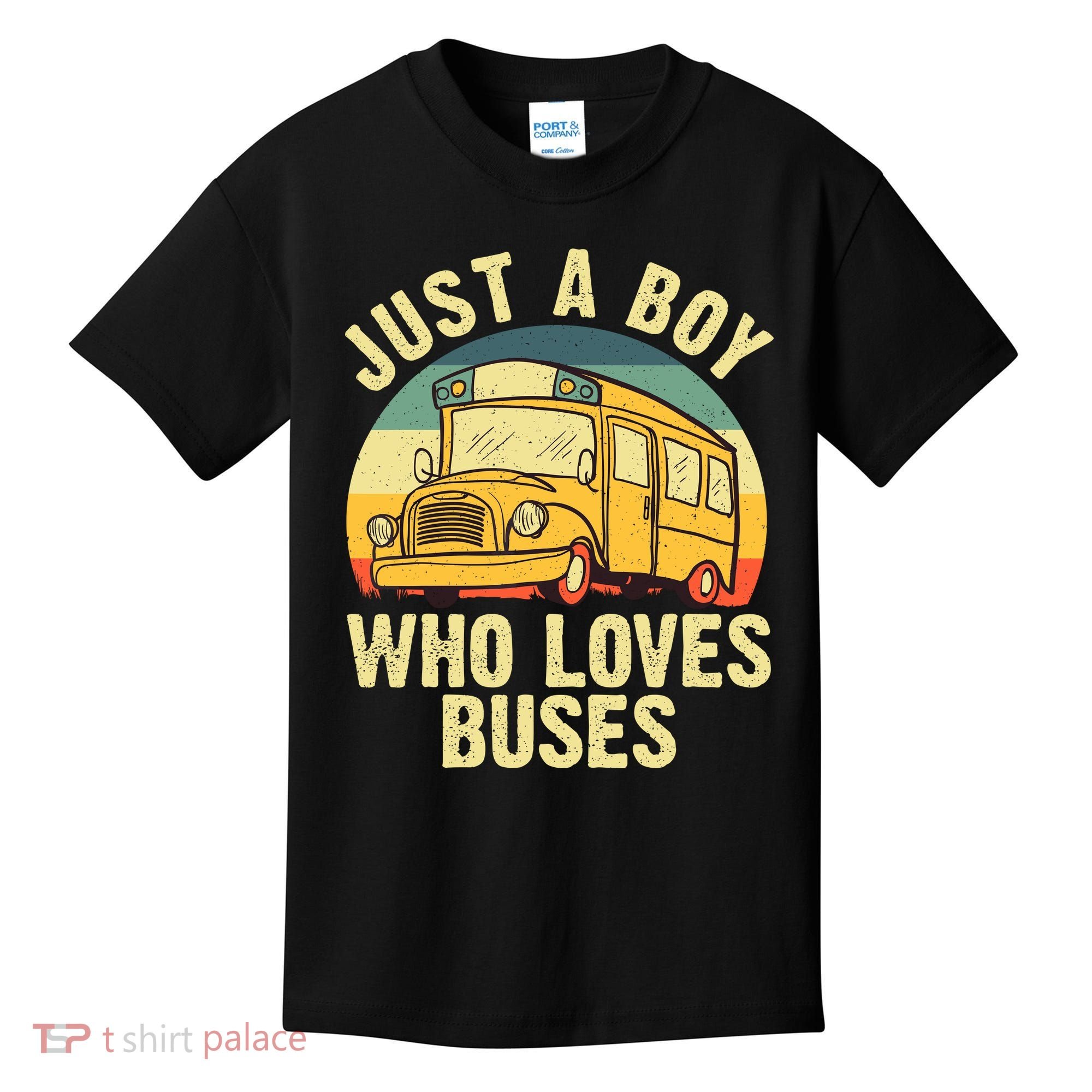 Best School Bus Yellow Bus Lover Buses Kids T-Shirt