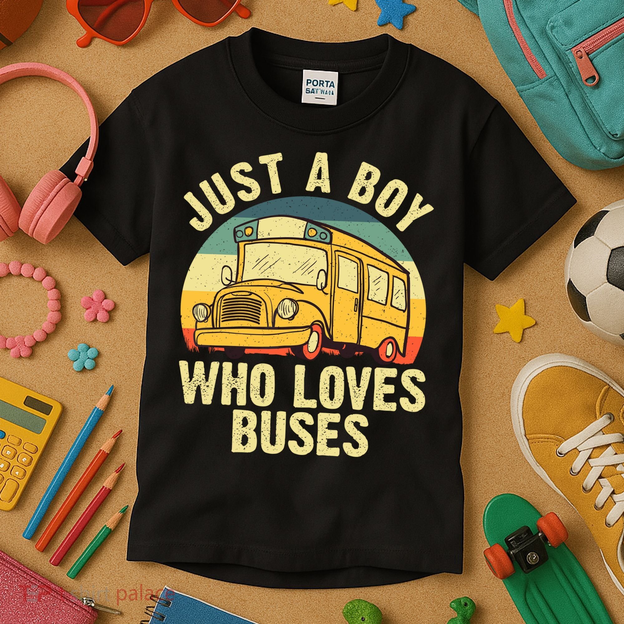 Best School Bus Yellow Bus Lover Buses Kids T-Shirt
