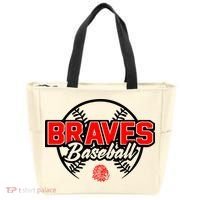Baseball Sport Braves Baseball Tote Bag thumb 0