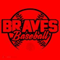 Baseball Sport Braves Baseball Santa Hat thumb 1
