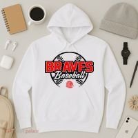 Baseball Sport Braves Baseball Hoodie thumb 3