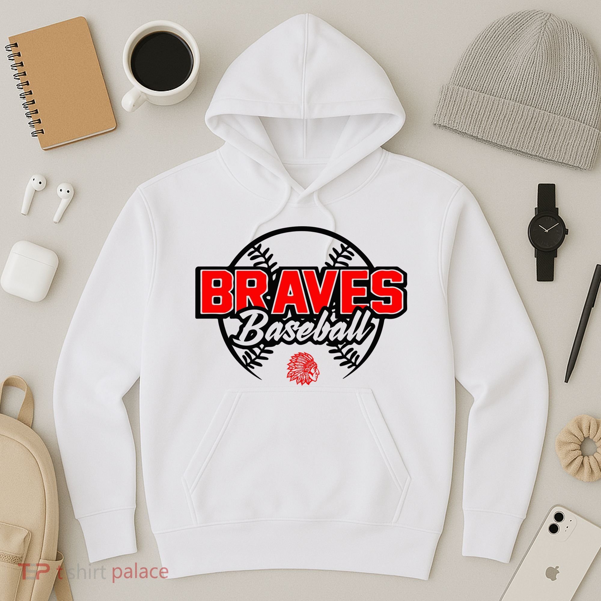 Baseball Sport Braves Baseball Hoodie